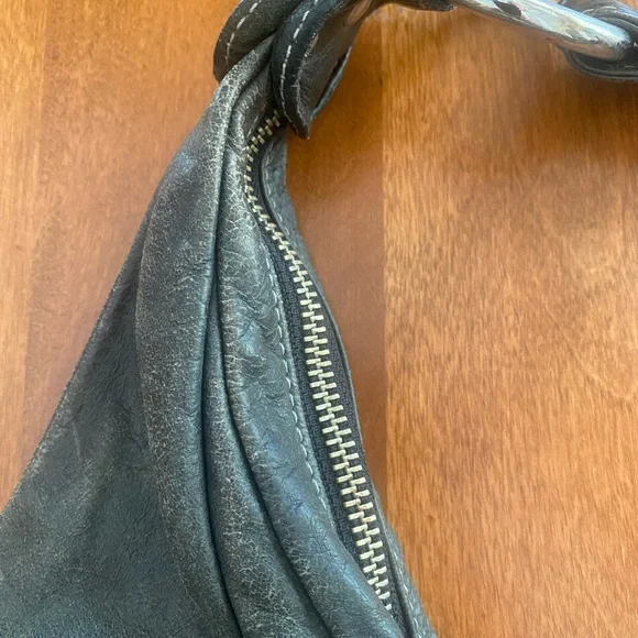 Olive Green Hobo Shoulder Bag - Picture 7 of 8